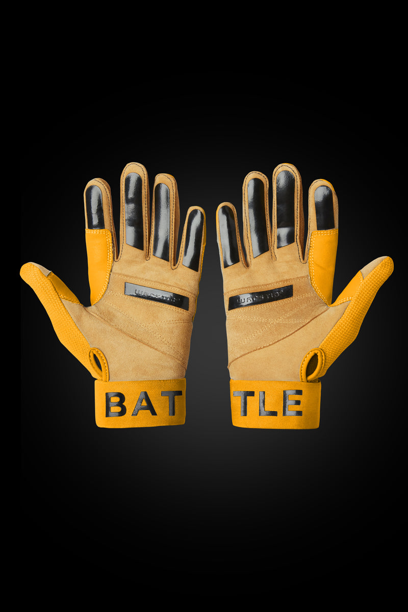 Warstic Workman3 Adult Youth Batting Gloves Yellow