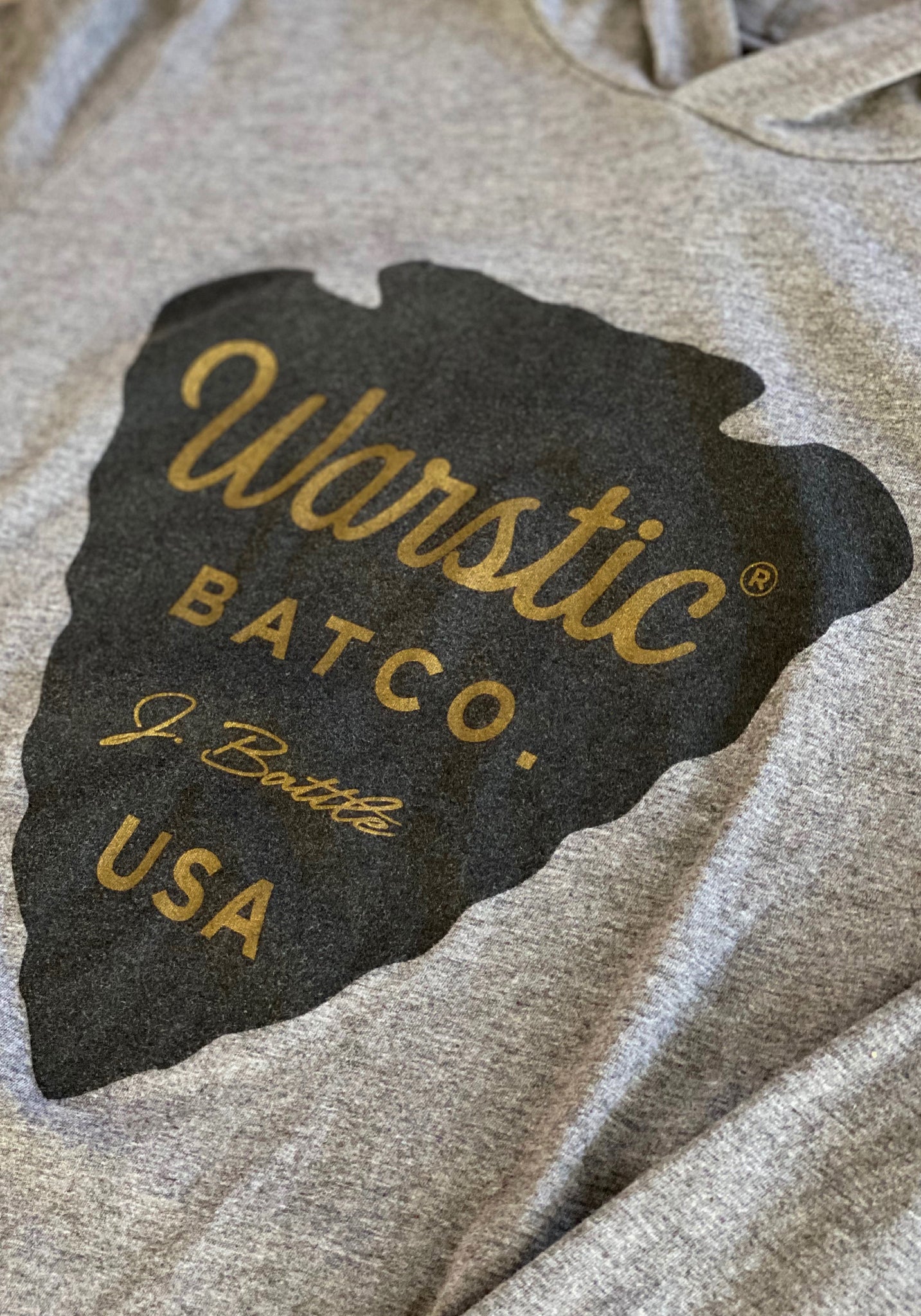 ARROWHEAD LONG SLEEVE HOODIE TEE (GRAY), [prouduct_type], [Warstic]