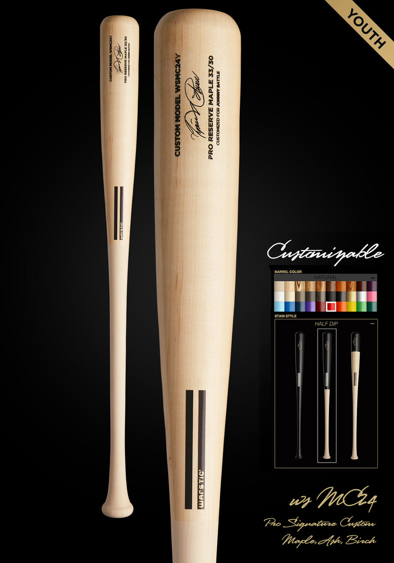 MIGUEL CABRERA WSMC24Y YOUTH CUSTOMIZABLE PRO SIGNATURE WOOD BAT, [prouduct_type], [Warstic]