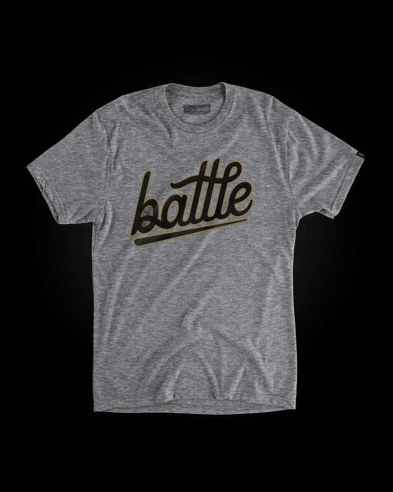 BATTLE YOUTH TEE (GRAY/BLACK/GOLD)